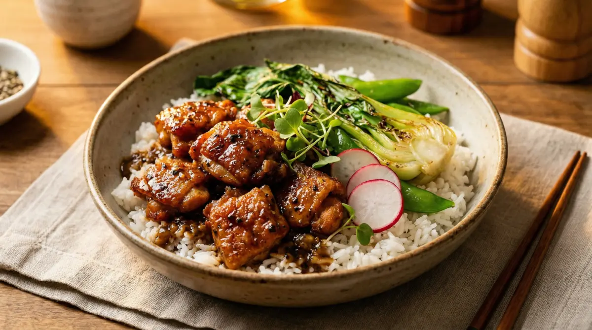 黑椒鸡腿盖饭 - 成人视频 人气食谱